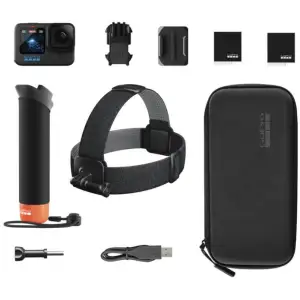 Екшн-камера GoPro HERO12 Black Black + Enduro + Head Strap + Handler Floating (CHDRB-121-RW) EU