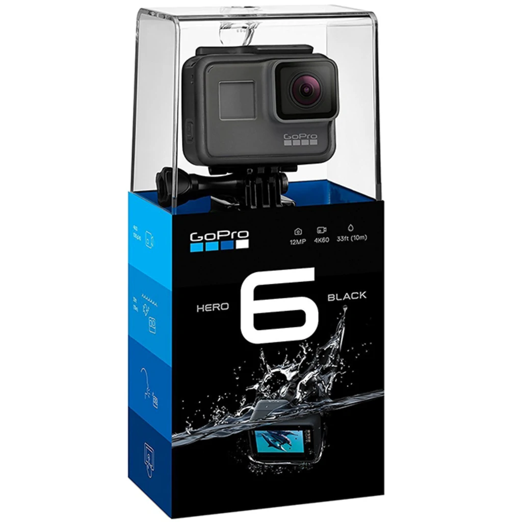 Экшн-камера GoPro HERO 6 Black (CHDHX-601)