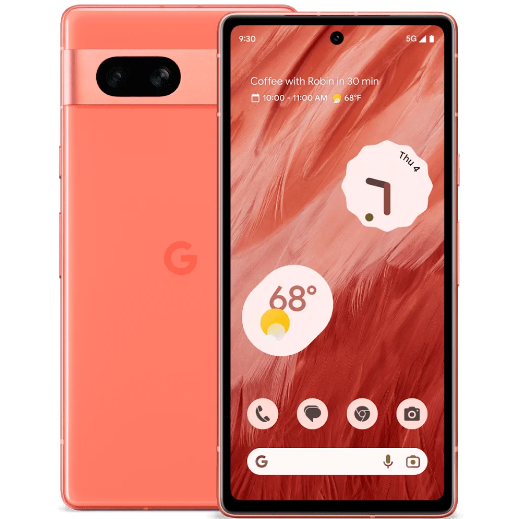 Смартфон Google Pixel 7a 8/128GB Coral (Japan)