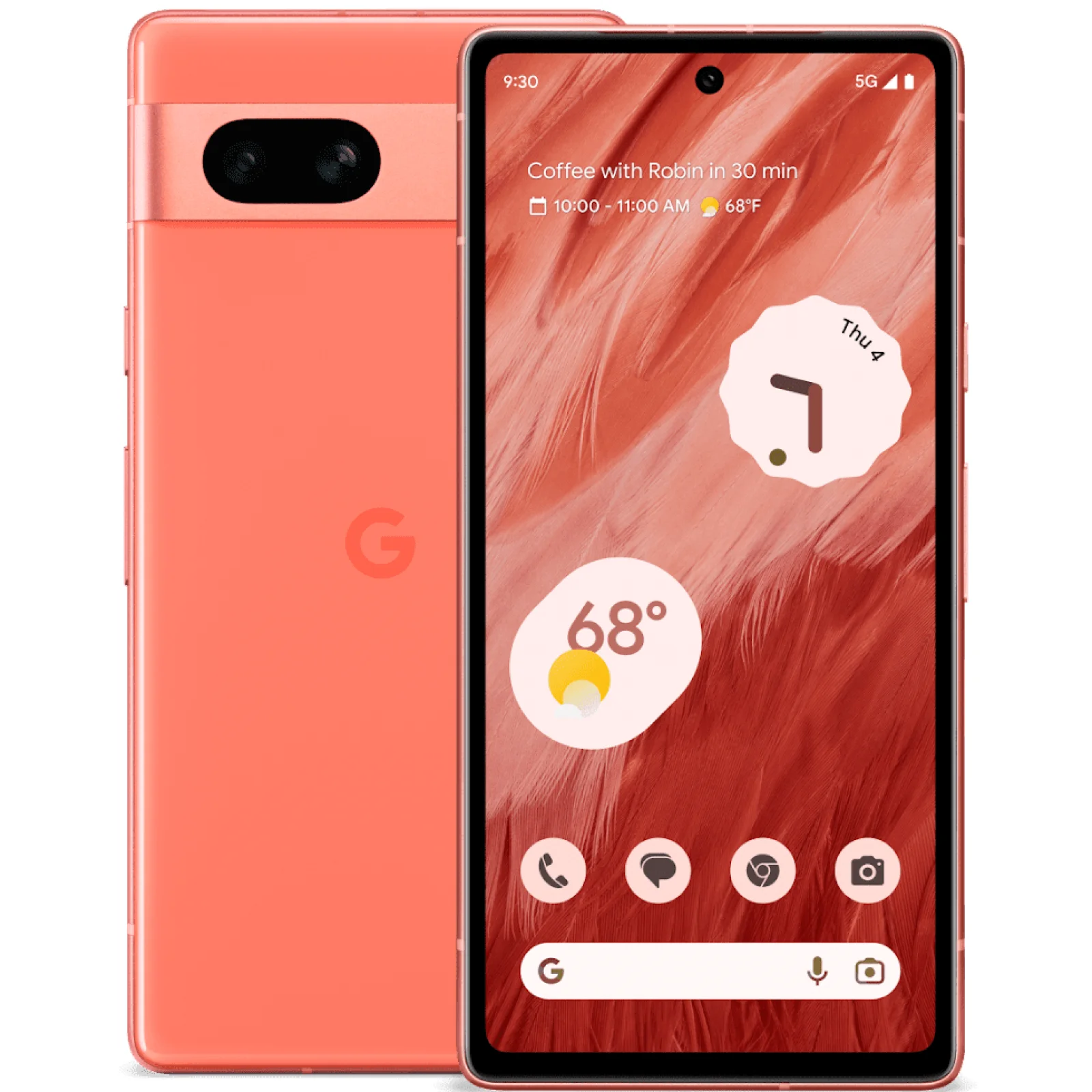 Смартфон Google Pixel 7a 8/128GB Coral (Japan)