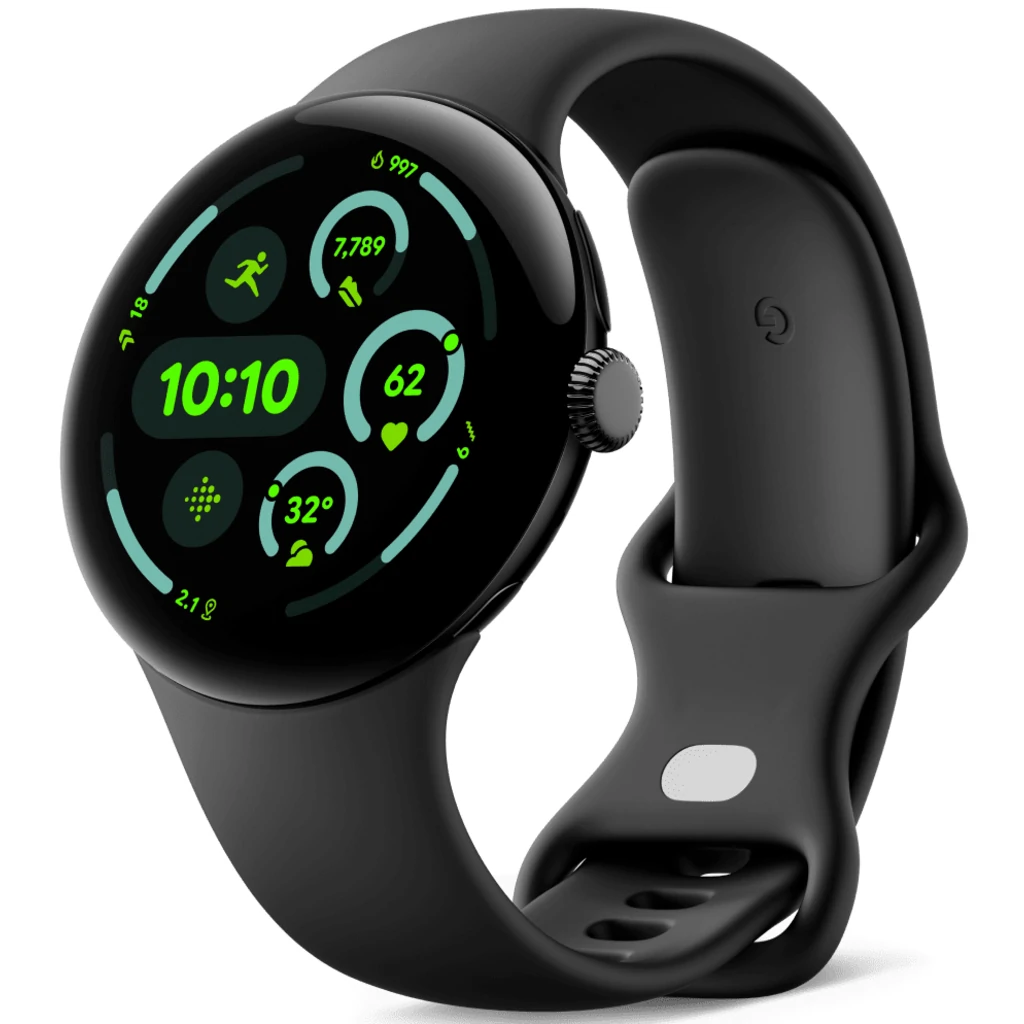Смарт-годинник Google Pixel Watch 3 45mm WiFi Matte Black Case / Obsidian Active Band