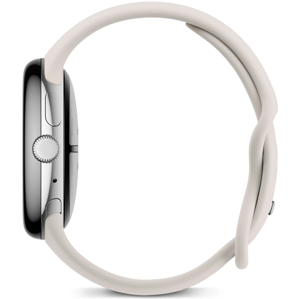 Смарт-годинник Google Pixel Watch 3 45mm WiFi Polished Silver Case / Porcelain Active Band