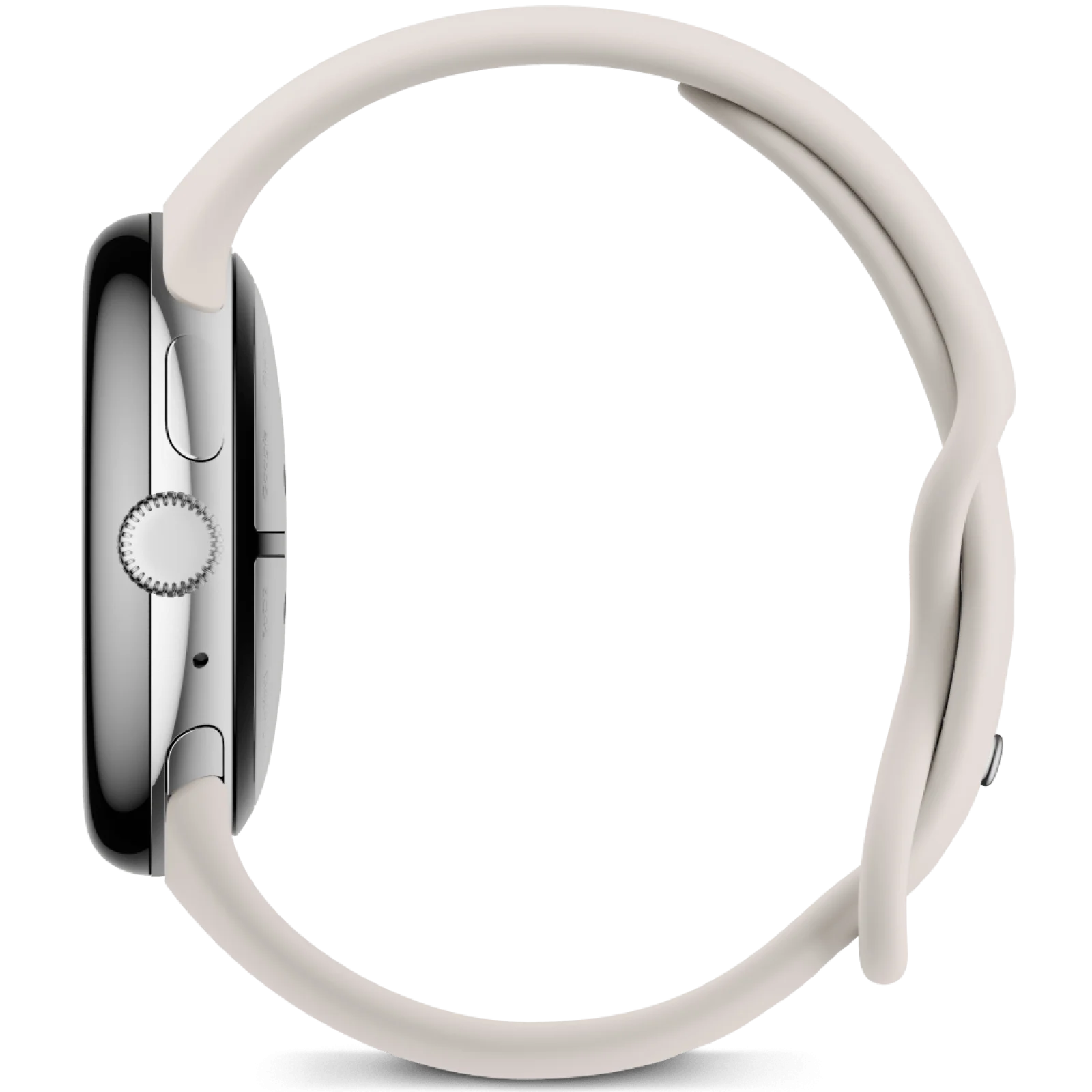 Смарт-годинник Google Pixel Watch 3 45mm WiFi Polished Silver Case / Porcelain Active Band