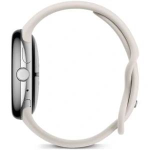 Смарт-годинник Google Pixel Watch 3 45mm WiFi Polished Silver Case / Porcelain Active Band