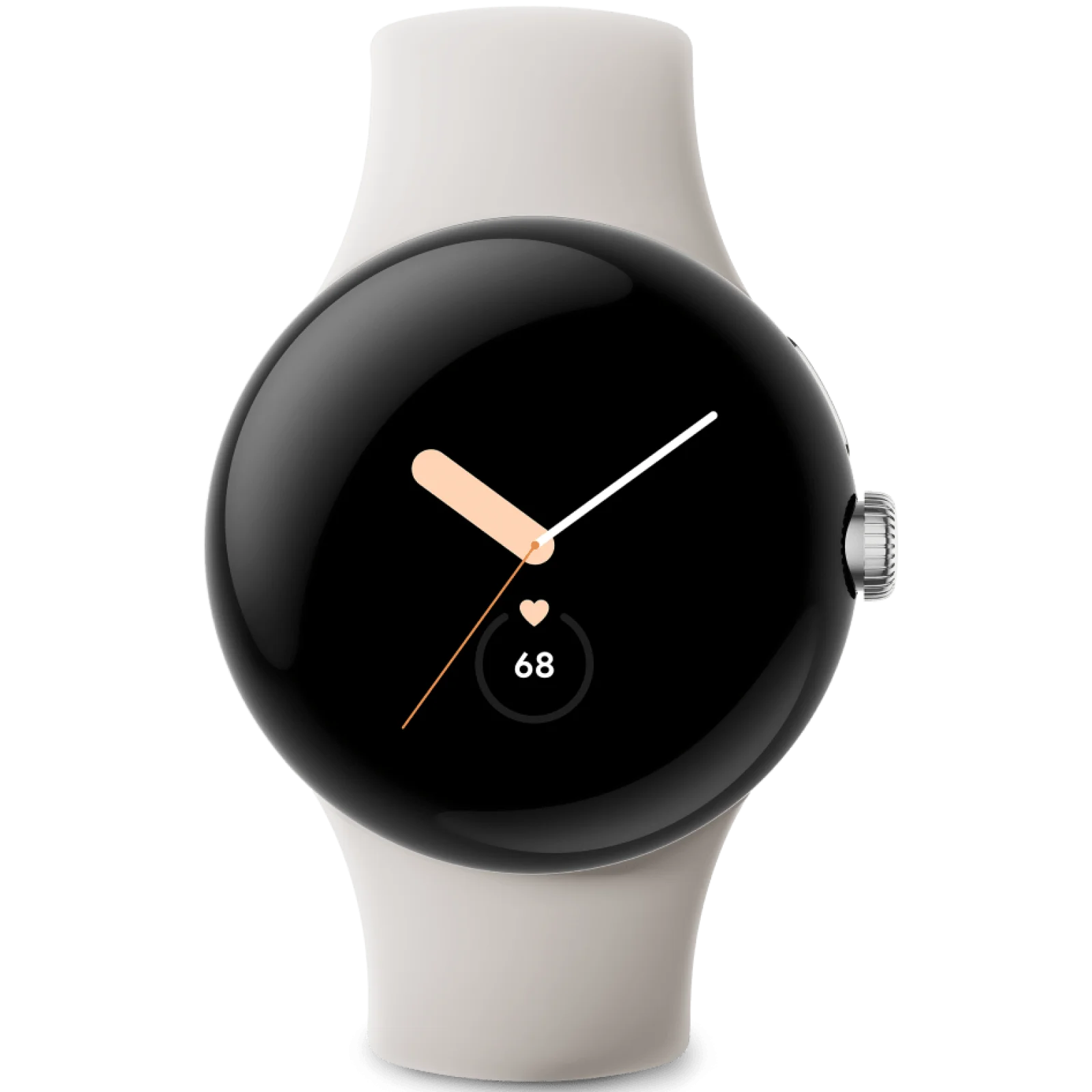 Смарт-годинник Google Pixel Watch LTE Polished Silver Case / Chalk Active Band
