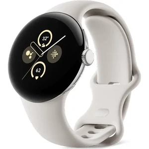 Смарт-годинник Google Pixel Watch 2 WiFi Polished Silver Case / Porcelain Active Band