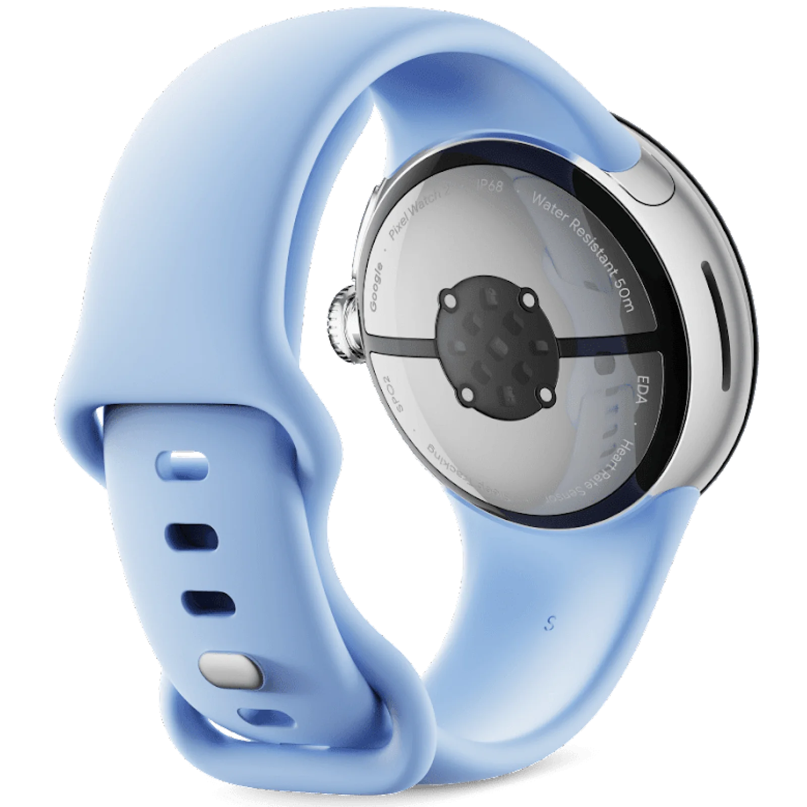 Смарт-годинник Google Pixel Watch 2 WiFi Polished Silver Case / Bay Active Band