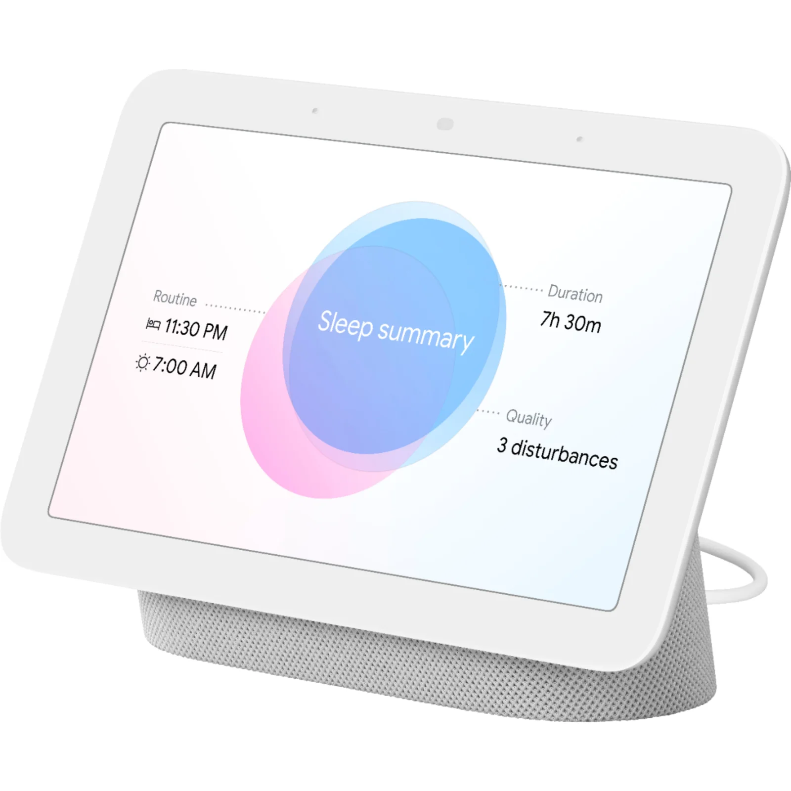 Контроллер для умного дома Google Nest Hub 2nd Generation Chalk (GA01331-US)