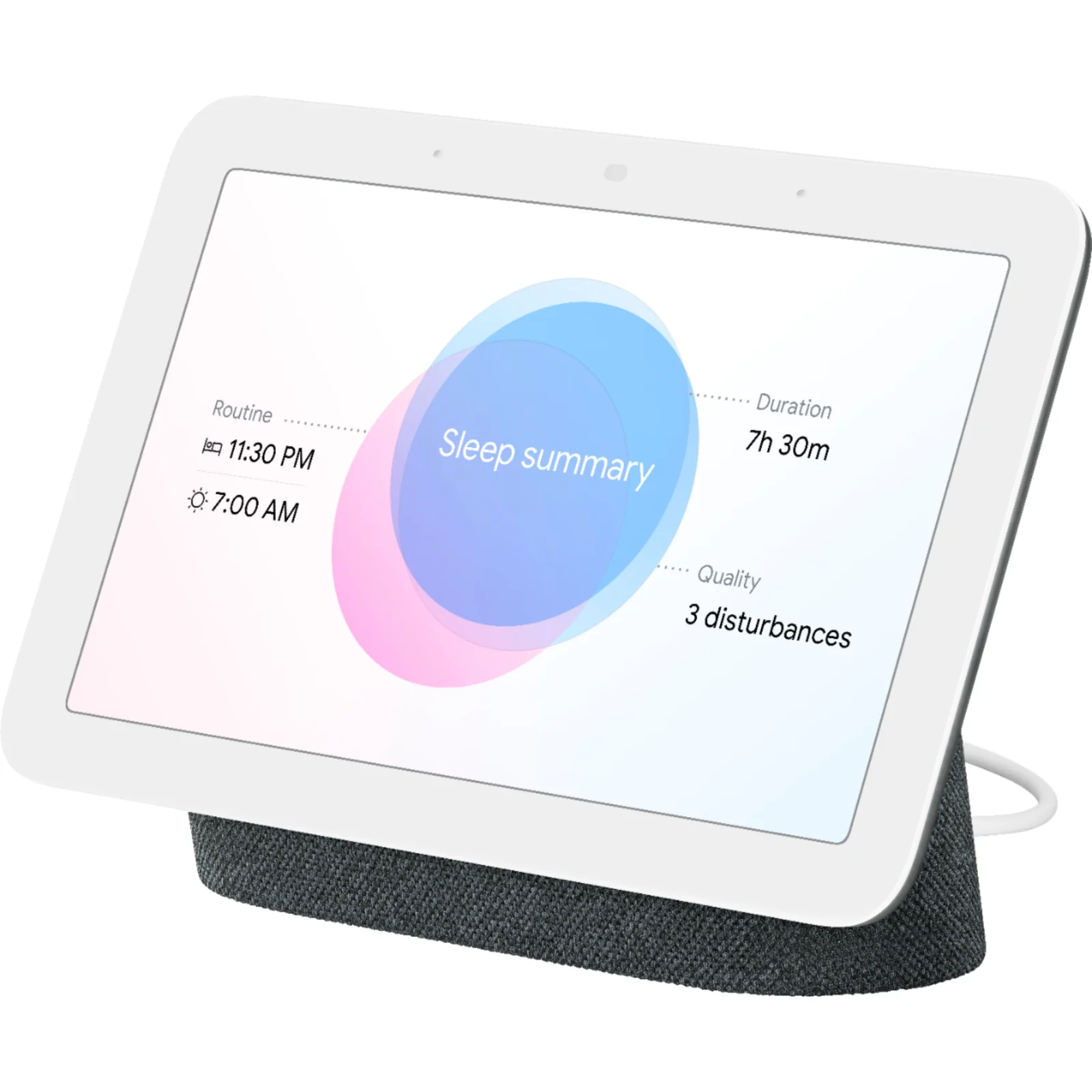 Контроллер для умного дома Google Nest Hub 2nd Generation Charcoal (GA01892-US)