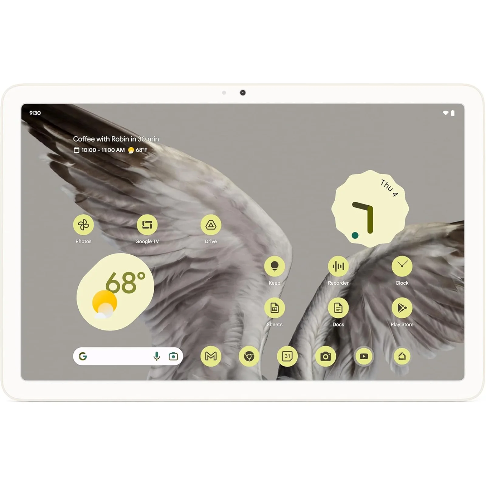 Планшет Google Pixel Tablet 8/128GB Wi-Fi Porcelain (without dock station)