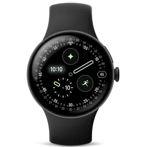 Смарт-годинник Google Pixel Watch 4 41mm Wi-Fi Matte Black Case / Obsidian Active Band
