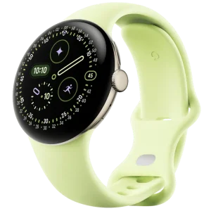 Смарт-часы Google Pixel Watch 4 41mm Wi-Fi Champagne Gold Aluminum case / Lemongrass Active Band