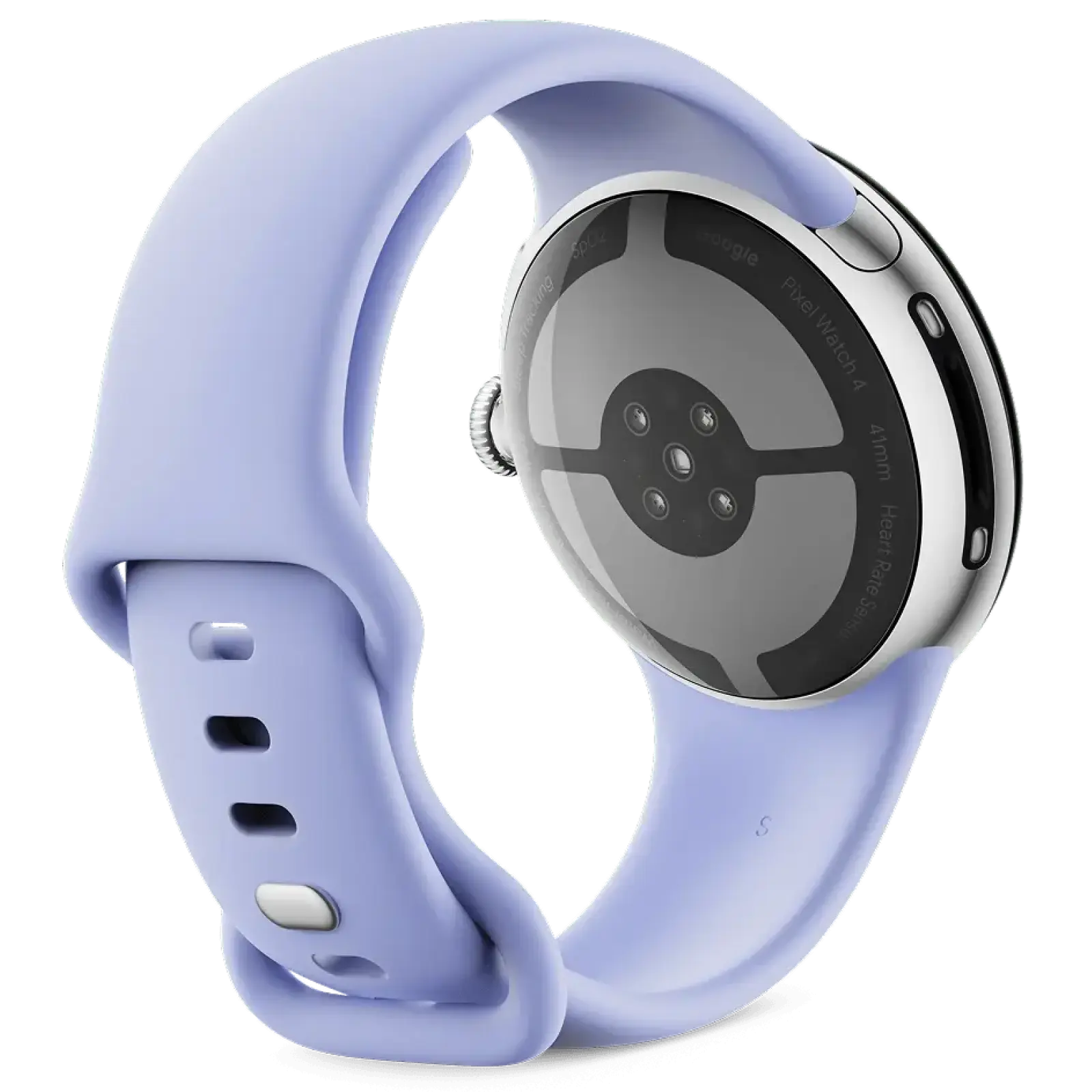 Смарт-годинник Google Pixel Watch 4 41mm Wi-Fi Polished Silver Case / Iris Active Band