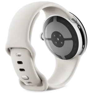 Смарт-часы Google Pixel Watch 4 41mm Wi-Fi Matte Polished Silver Case / Porcelain Active Band