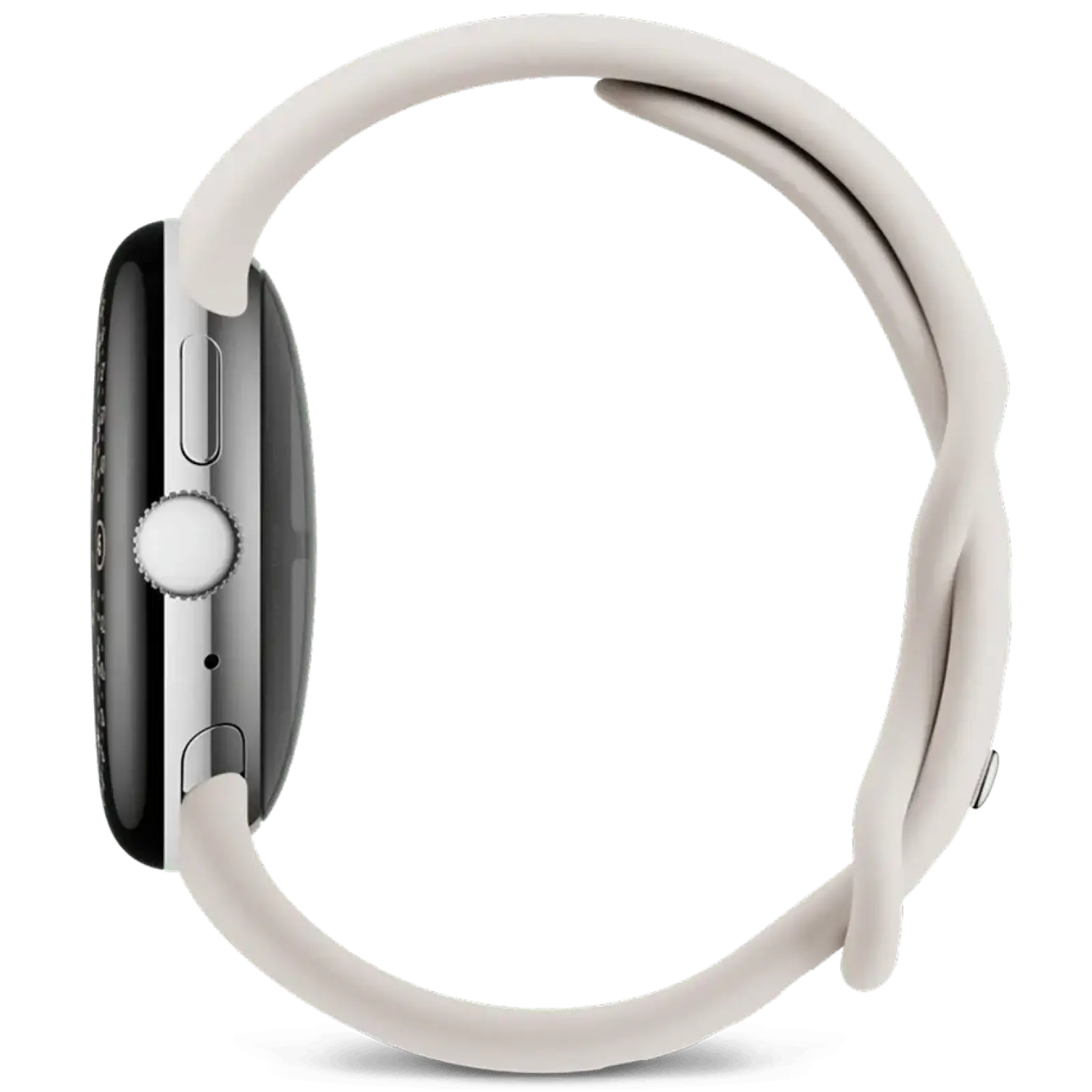 Смарт-часы Google Pixel Watch 4 41mm Wi-Fi Matte Polished Silver Case / Porcelain Active Band