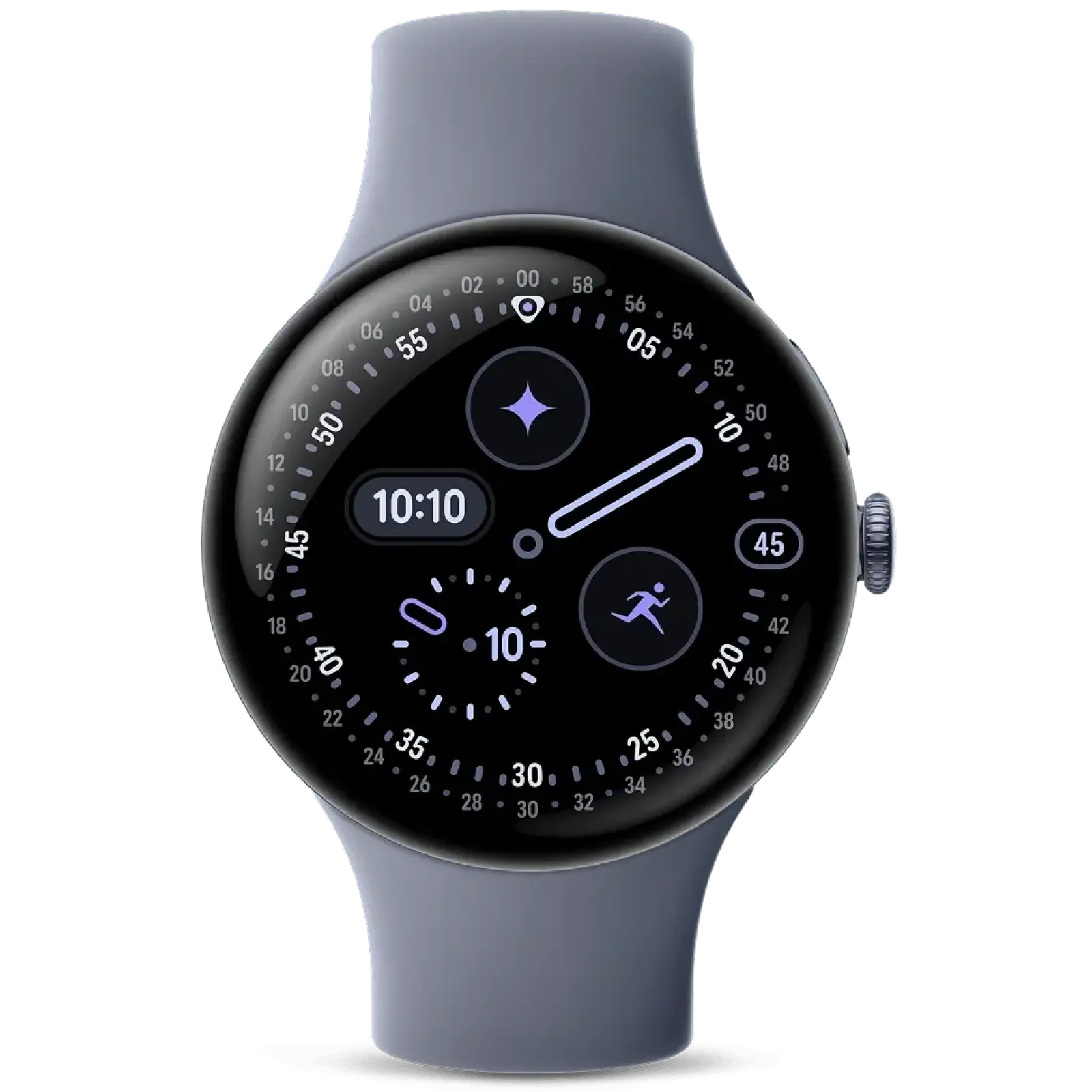 Смарт-годинник Google Pixel Watch 4 45mm WiFi Satin Moonstone Aluminium Case / Moonstone Active Band