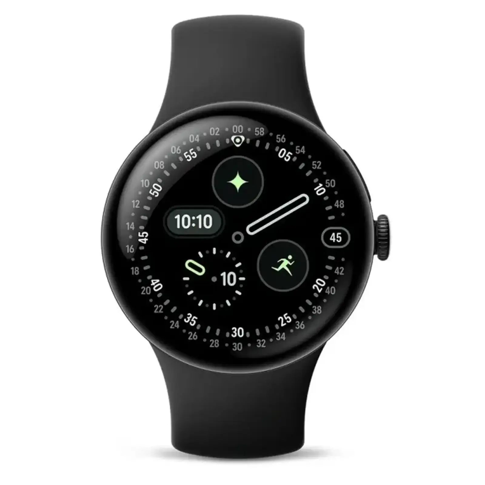 Смарт-годинник Google Pixel Watch 4 41mm LTE Matte Black Aluminum case/Obsidian Active Band