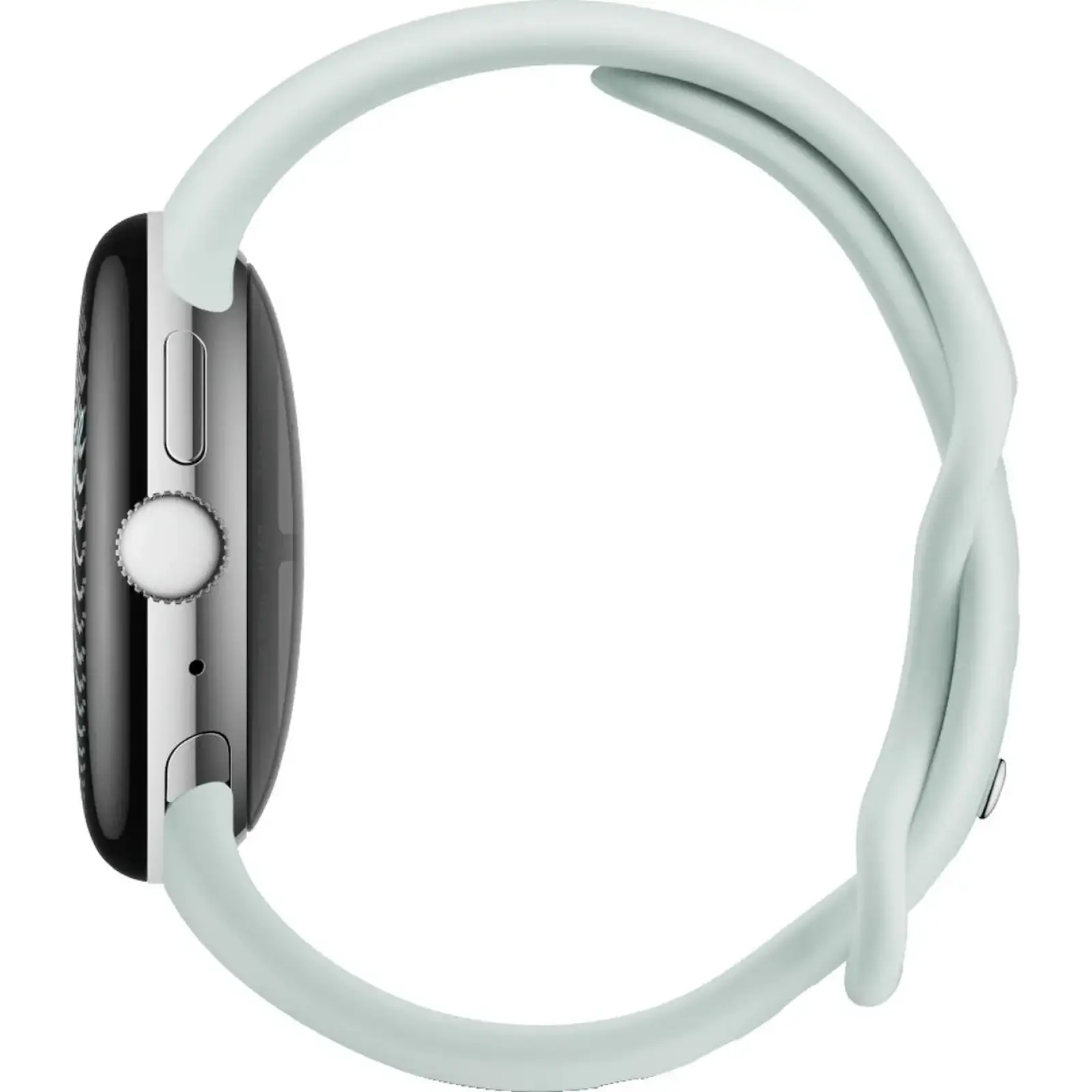 Смарт-годинник Google Pixel Watch 5 41mm Wi-Fi Polished Silver Aluminum case / Fog Active Band