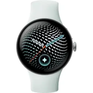 Смарт-годинник Google Pixel Watch 5 41mm Wi-Fi Polished Silver Aluminum case / Fog Active Band