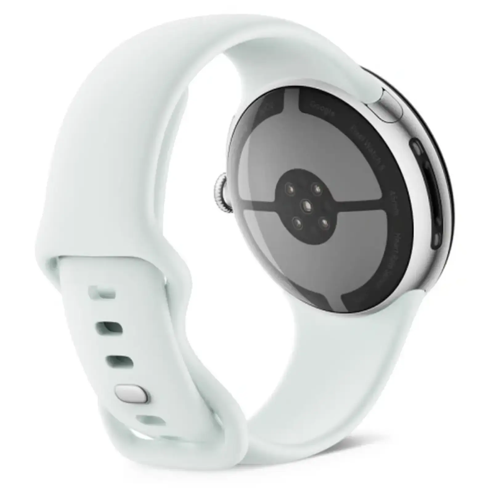 Смарт-годинник Google Pixel Watch 5 41mm Wi-Fi Polished Silver Aluminum case / Fog Active Band