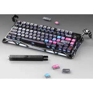 Клавиатура механическая Gravastar Mercury K1 Pro TKL Cyberpunk (GSK1PRO_CBLK) UA