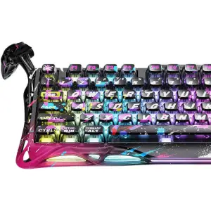 Клавиатура GravaStar Mercury V75 Pro Magnetic Jade Gaming Neon Graffiti (GSV75PRO_U_CG_BLK) UA