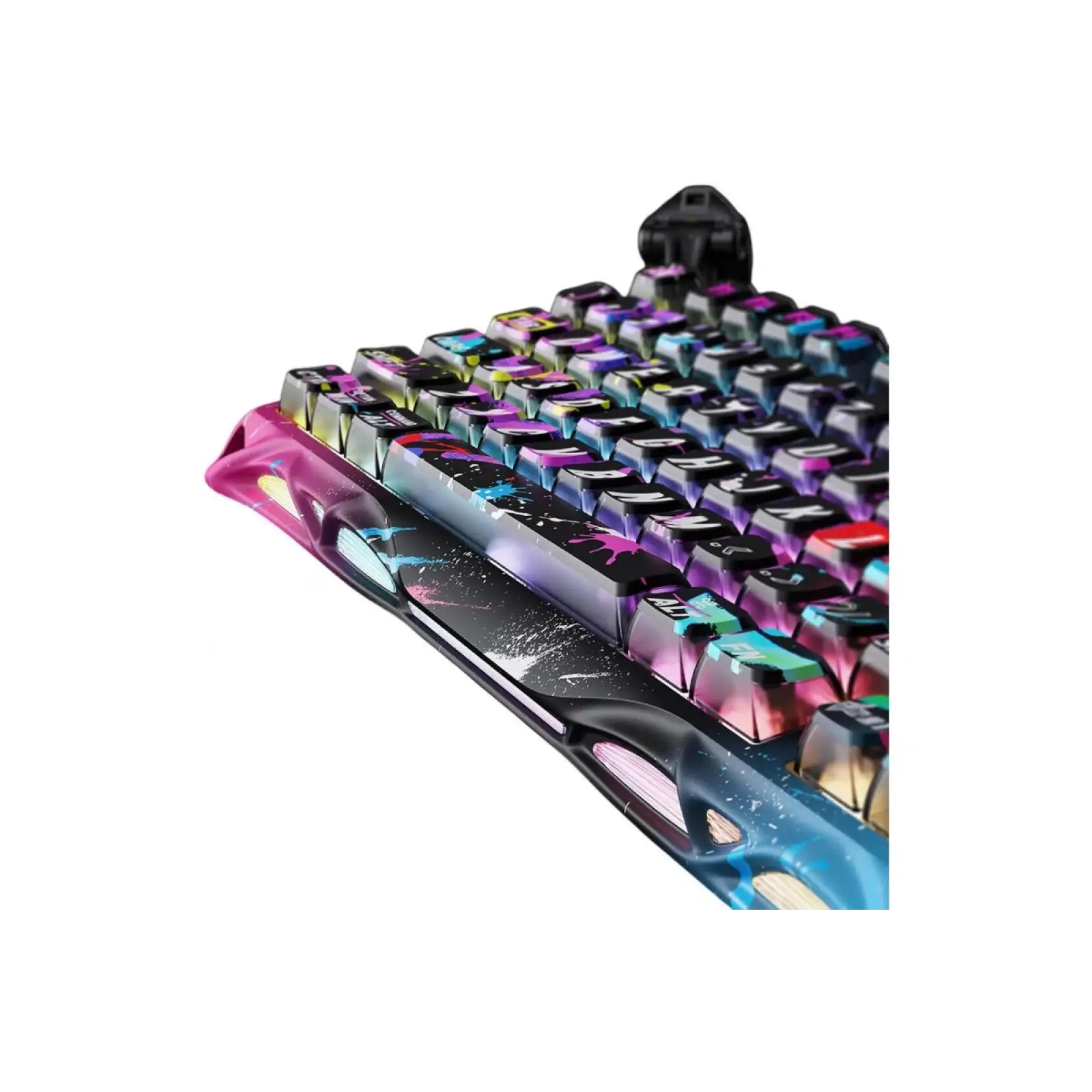 Клавиатура GravaStar Mercury V75 Pro Magnetic Jade Gaming Neon Graffiti (GSV75PRO_U_CG_BLK) UA