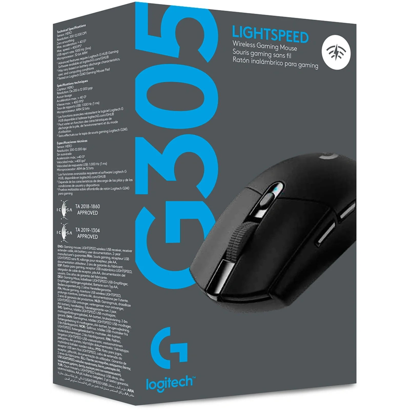 Миша Logitech G305 Lightspeed Black (910-005282) UA