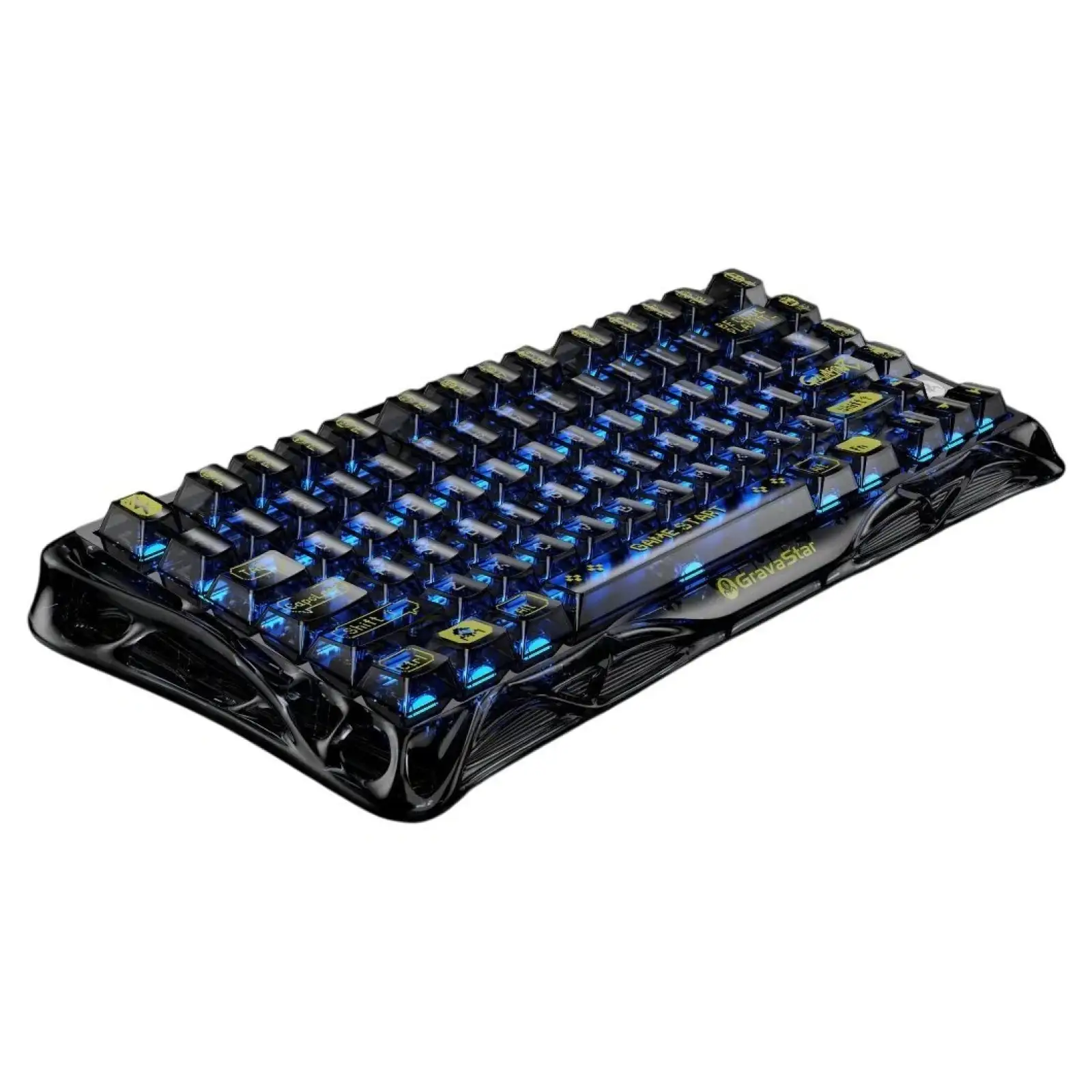 Клавіатура механічна GravaStar Mercury K1 Lite (GSK1LITE_XTAL_BLK) UA