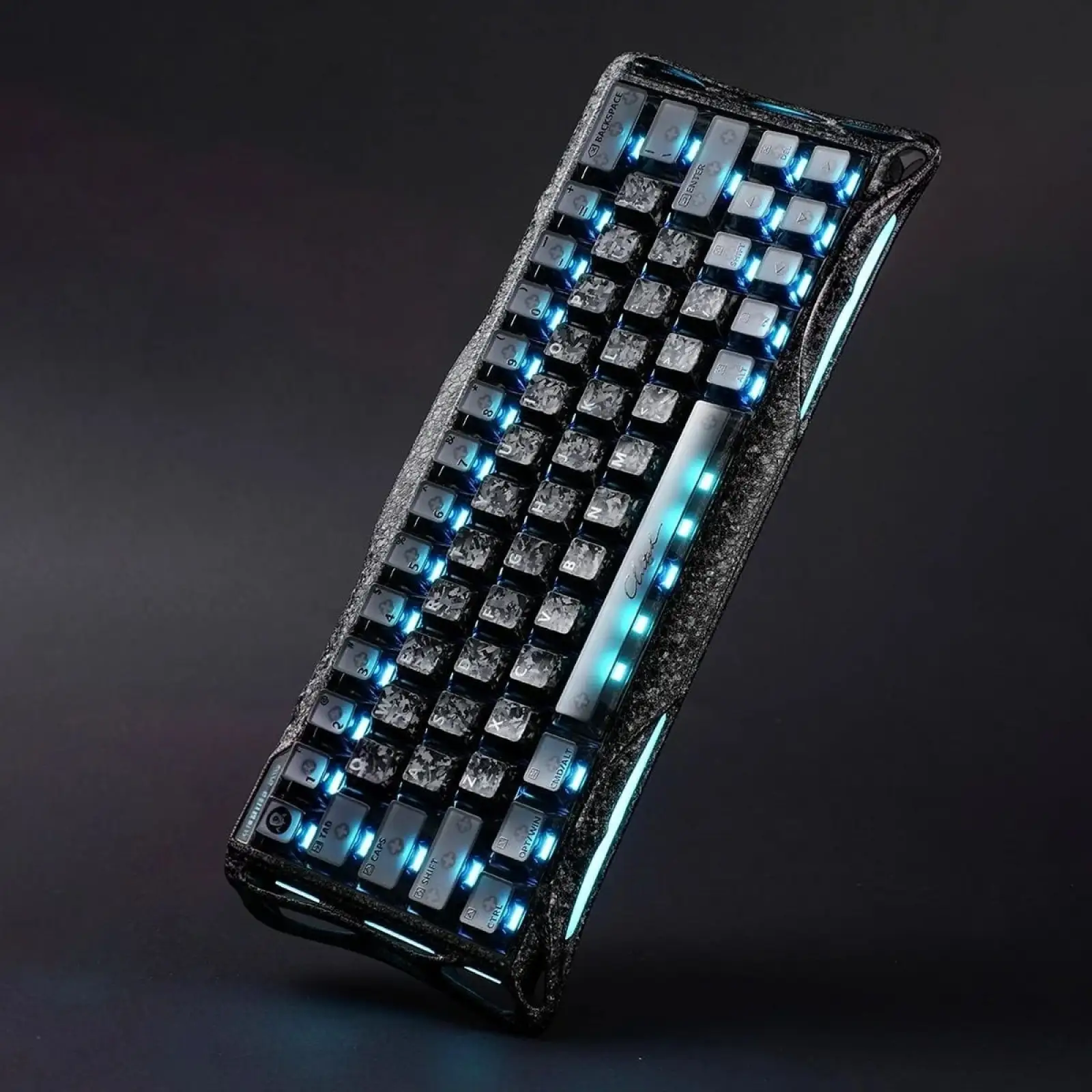 Клавіатура GravaStar Mercury V60 Pro UFO Magnetic Gaming RGB Cyber Frost Black (GSV60PRO_CF_BLK) UA