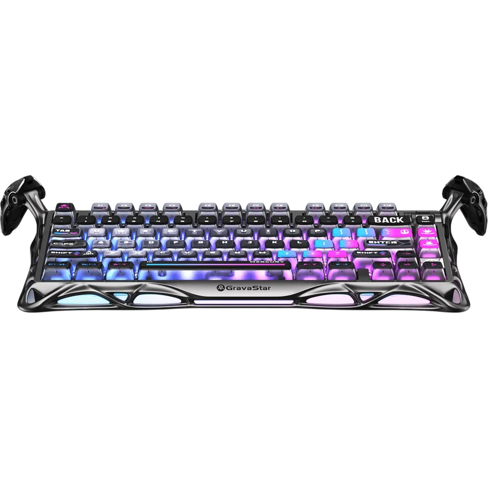 Клавиатура механическая Gravastar Mercury K1 Pro TKL Cyberpunk (GSK1PRO_CBLK) UA