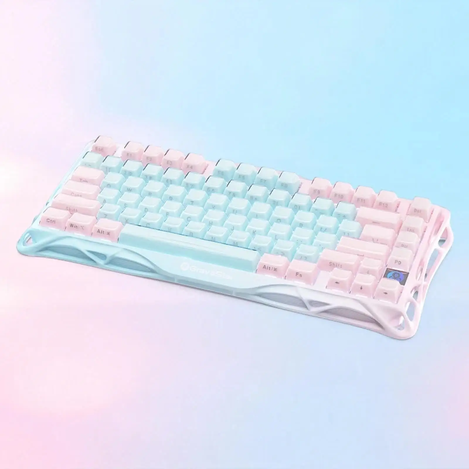 Клавиатура GravaStar Mercury K1 Lite 80keys GravaStar x BSUN Grey Aurora Mist (GSK1LITE_PM_MINT) UA