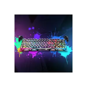 Клавиатура GravaStar Mercury V75 Pro Magnetic Jade Gaming Neon Graffiti (GSV75PRO_U_CG_BLK) UA