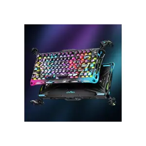 Клавиатура GravaStar Mercury V75 Pro Magnetic Jade Gaming Neon Graffiti (GSV75PRO_U_CG_BLK) UA