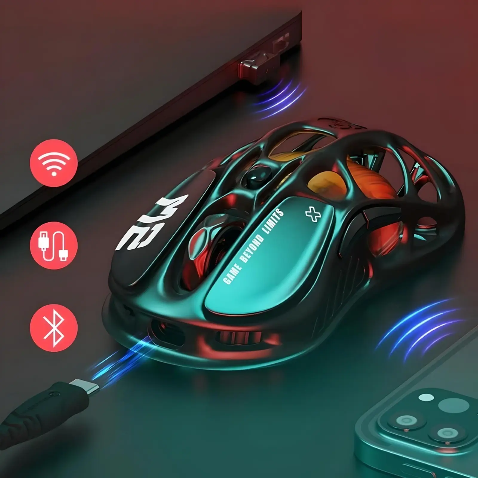 Мышь GravaStar Mercury M2 Stealth Black (GRAVASTARM2_BLK) UA