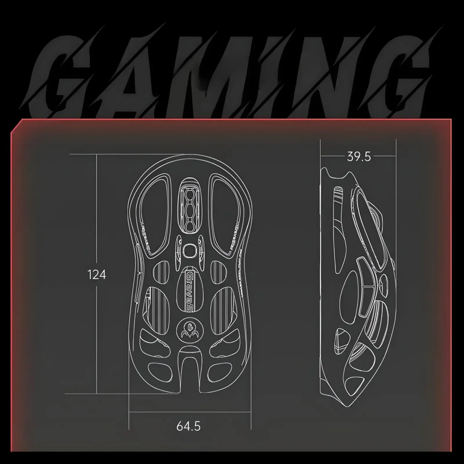 Мышь GravaStar Mercury M2 Stealth Black (GRAVASTARM2_BLK) UA