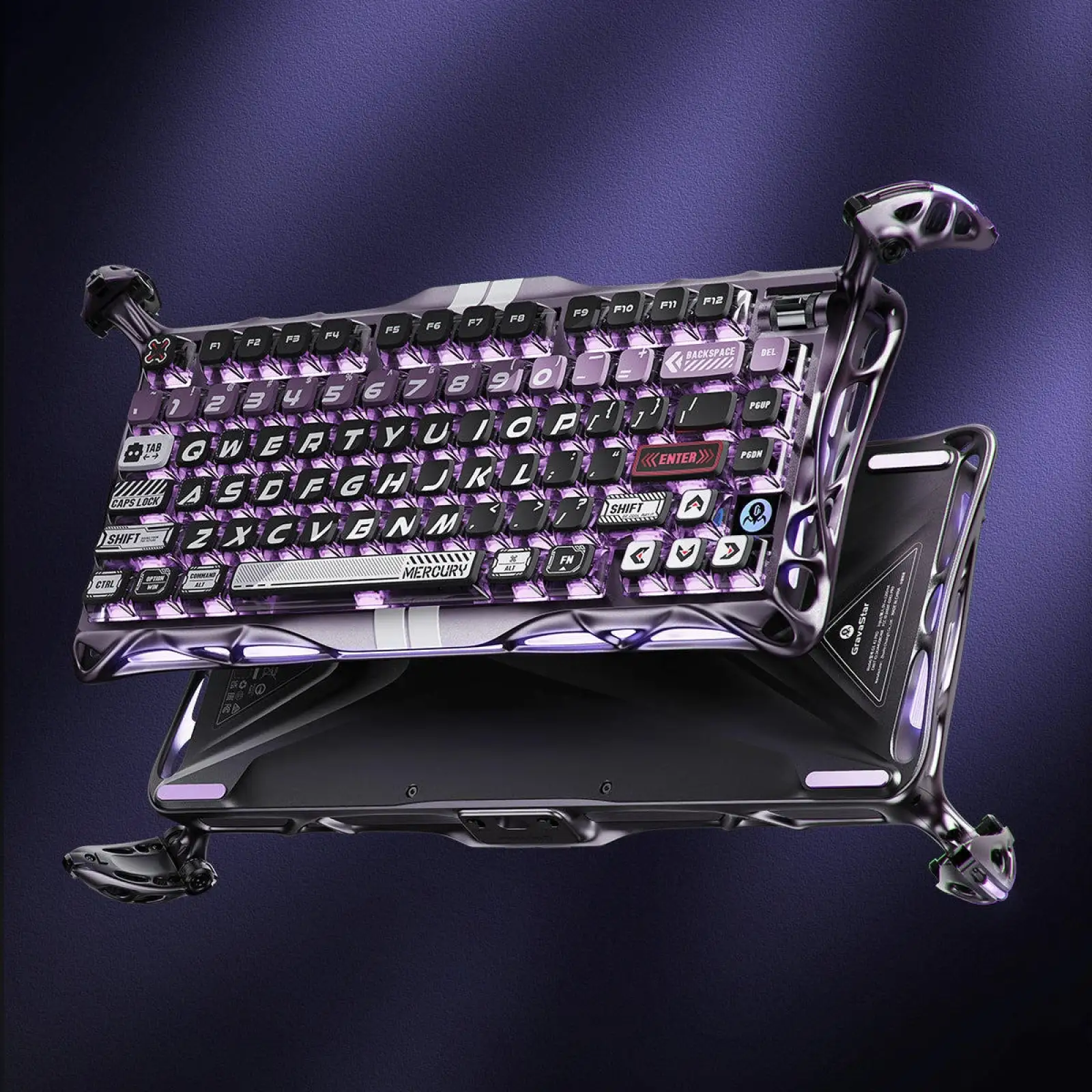 Клавиатура GravaStar Mercury V75 Pro Iron Purple (GSV75PRO_PL) UA