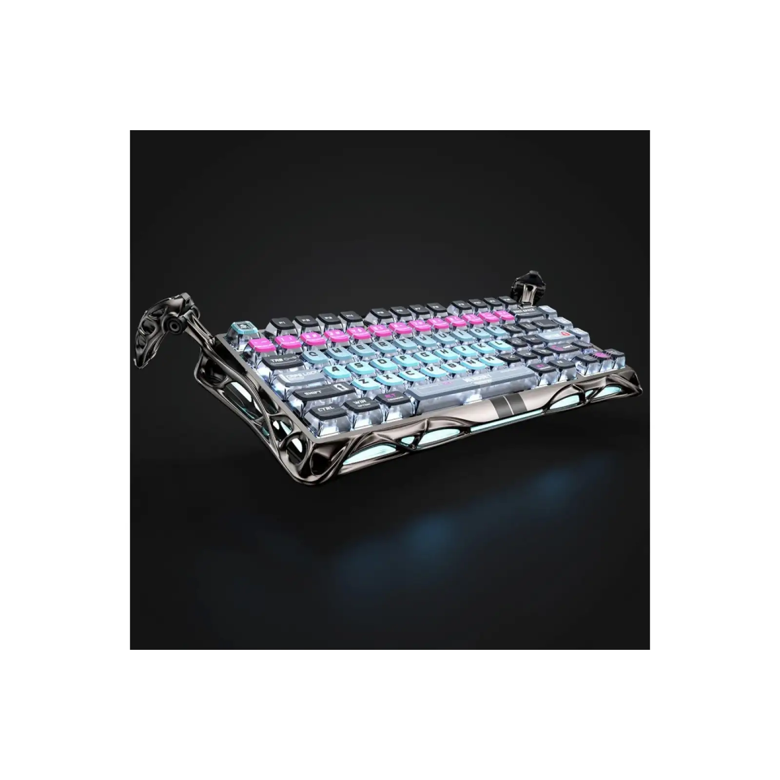 Клавиатура GravaStar Mercury V75 Pro Magnetic Jade Gaming Cyberpunk (GSV75PRO_U_RM_EGRY) UA