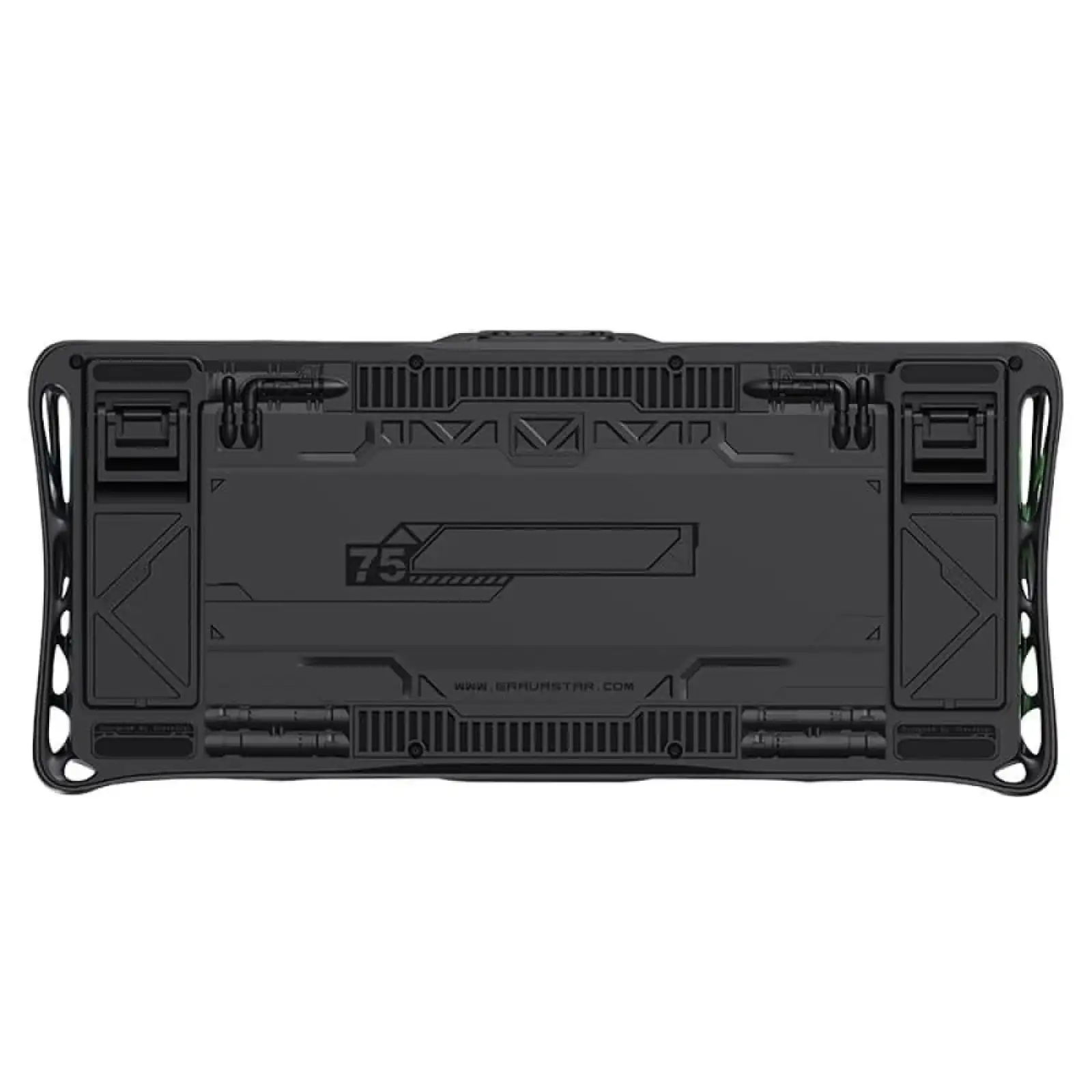 Клавиатура GravaStar Mercury V75 Magnetic Jade Pro Stealth Black (GSV75_XTAL_BLK) UA