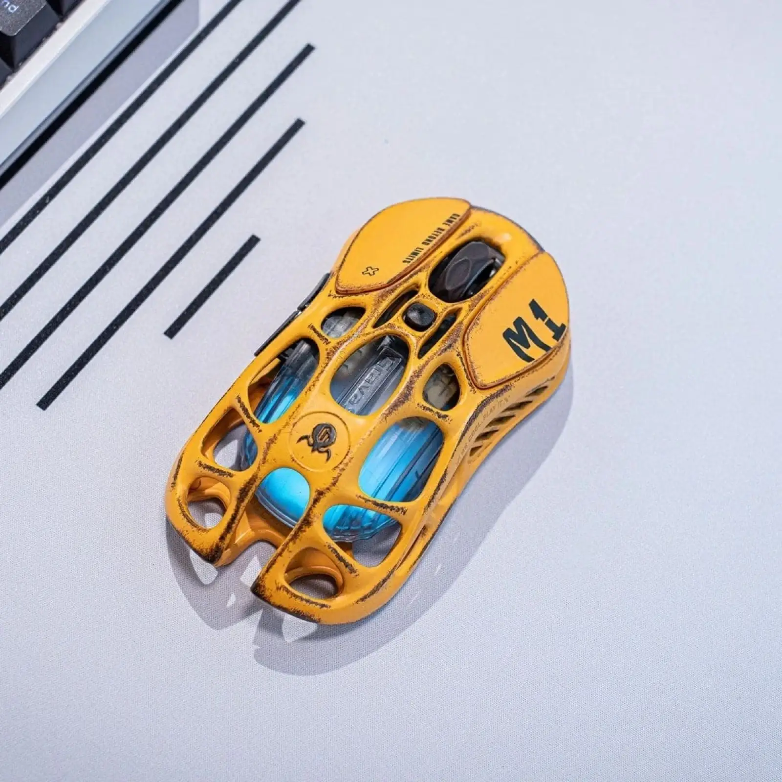 Миша GravaStar Mercury M1 Pro Battle-Worn Yellow (GSM1PRO_YLW) UA