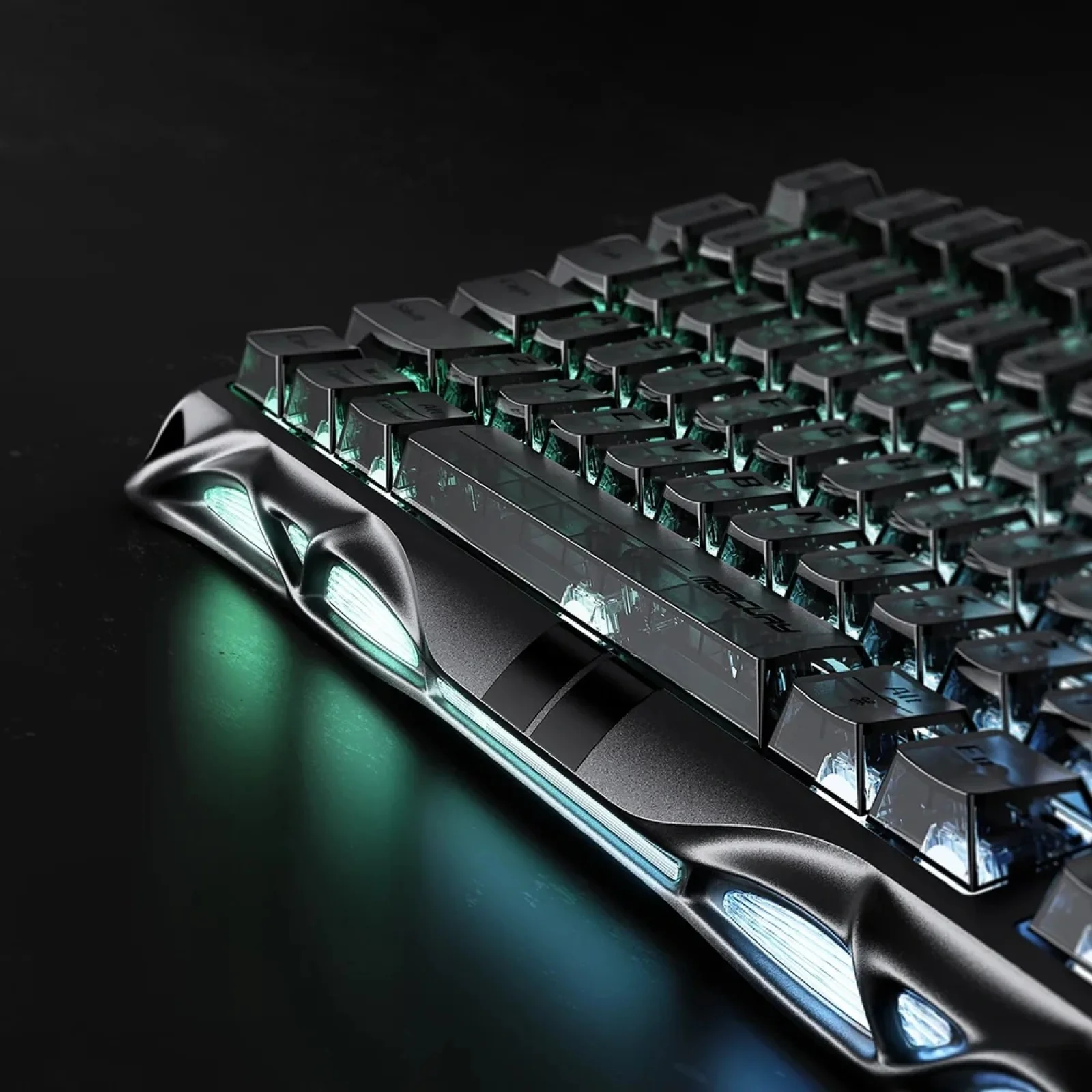 Клавіатура механічна GravaStar Mercury V75 80keys Magnetic Jade Pro Stealth Black (GS_V75_BLK) UA