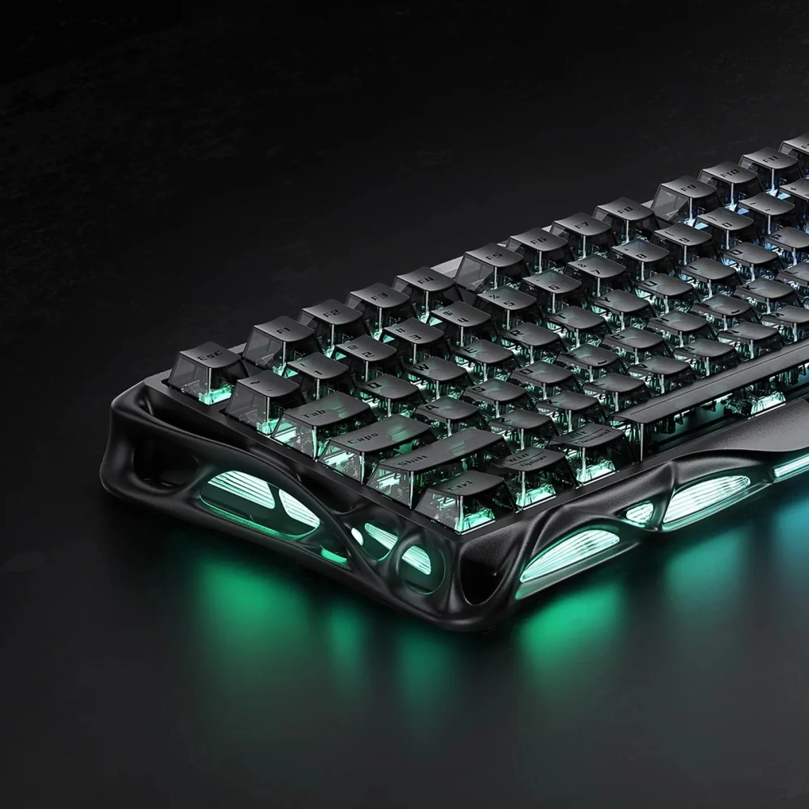 Клавіатура механічна GravaStar Mercury V75 80keys Magnetic Jade Pro Stealth Black (GS_V75_BLK) UA