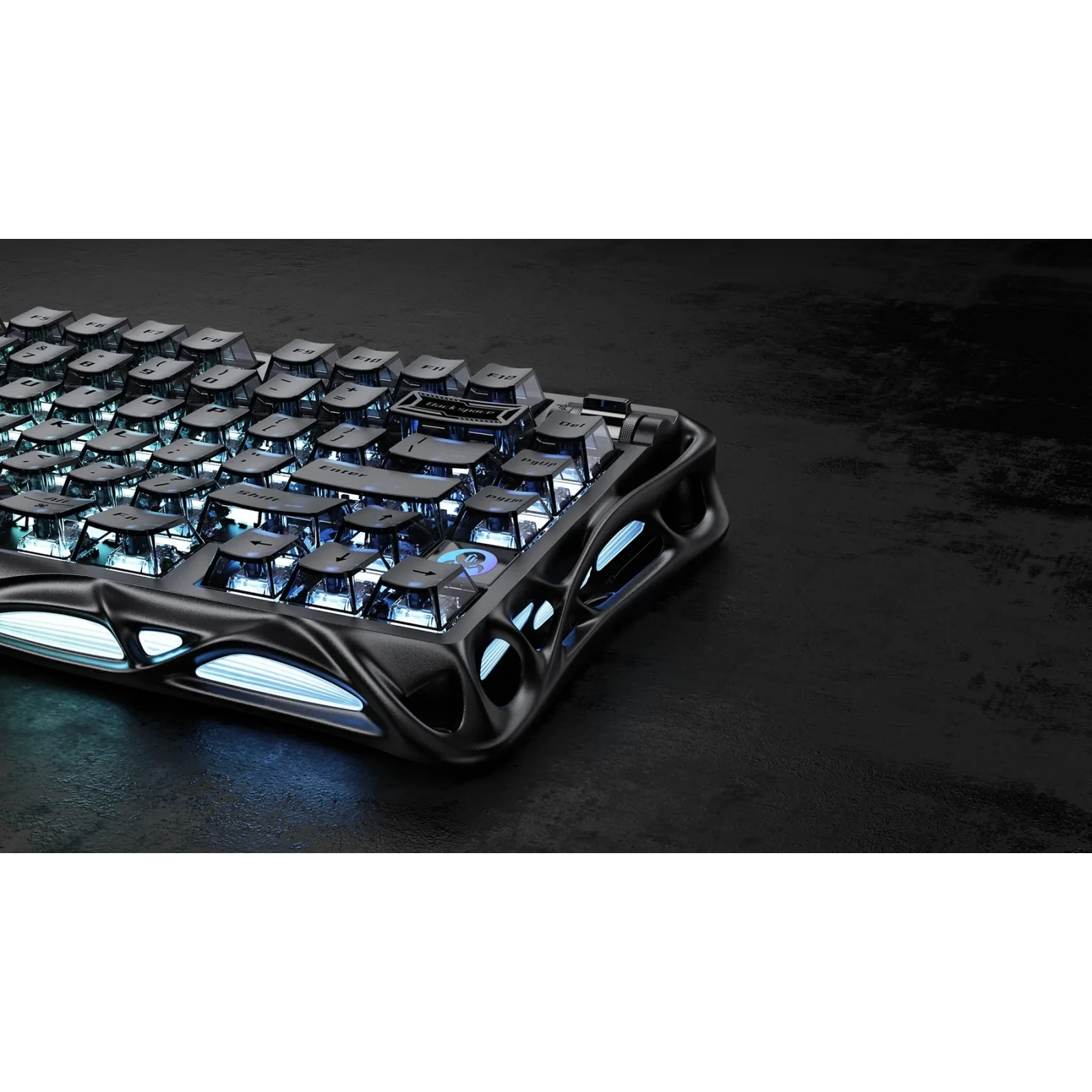 Клавіатура механічна GravaStar Mercury V75 80keys Magnetic Jade Pro Stealth Black (GS_V75_BLK) UA
