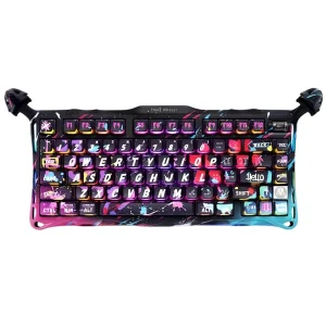 Клавиатура GravaStar Mercury V75 Pro Magnetic Jade Gaming Neon Graffiti (GS_V75_PRO_CG_BLK) UA