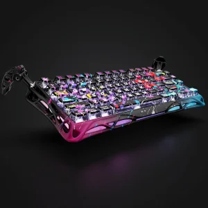 Клавиатура GravaStar Mercury V75 Pro Magnetic Jade Gaming Neon Graffiti (GS_V75_PRO_CG_BLK) UA
