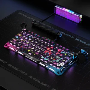 Клавиатура GravaStar Mercury V75 Pro Magnetic Jade Gaming Neon Graffiti (GS_V75_PRO_CG_BLK) UA