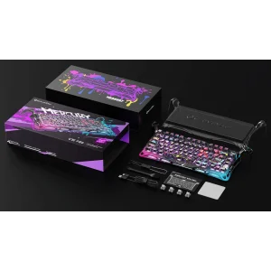 Клавиатура GravaStar Mercury V75 Pro Magnetic Jade Gaming Neon Graffiti (GS_V75_PRO_CG_BLK) UA