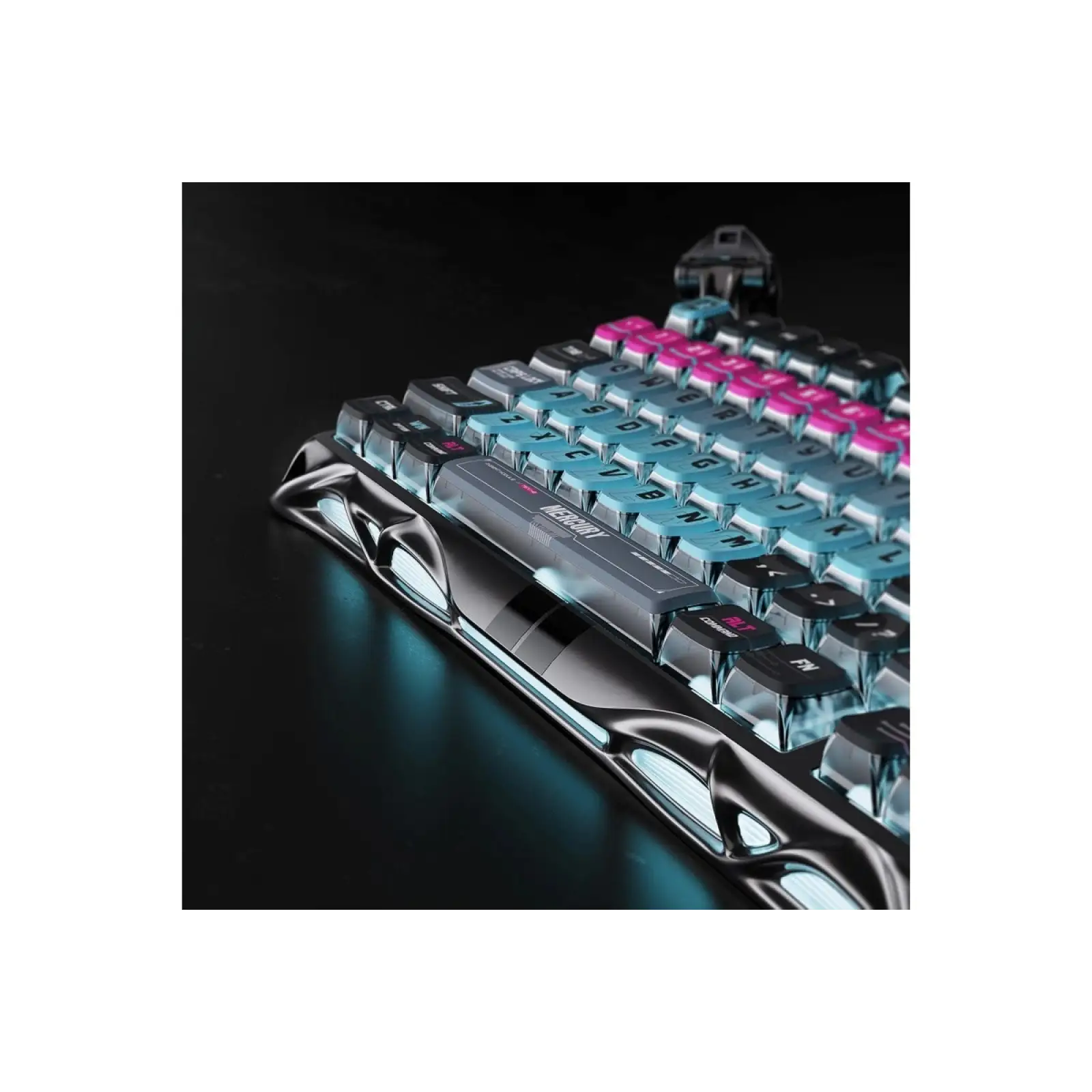 Клавиатура GravaStar Mercury V75 Pro Magnetic Jade Gaming Cyberpunk (GSV75PRO_U_RM_EGRY) UA
