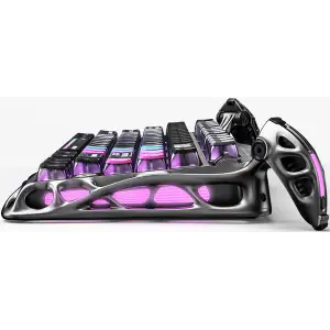 Клавиатура механическая Gravastar Mercury K1 Pro TKL Cyberpunk (GSK1PRO_CBLK) UA