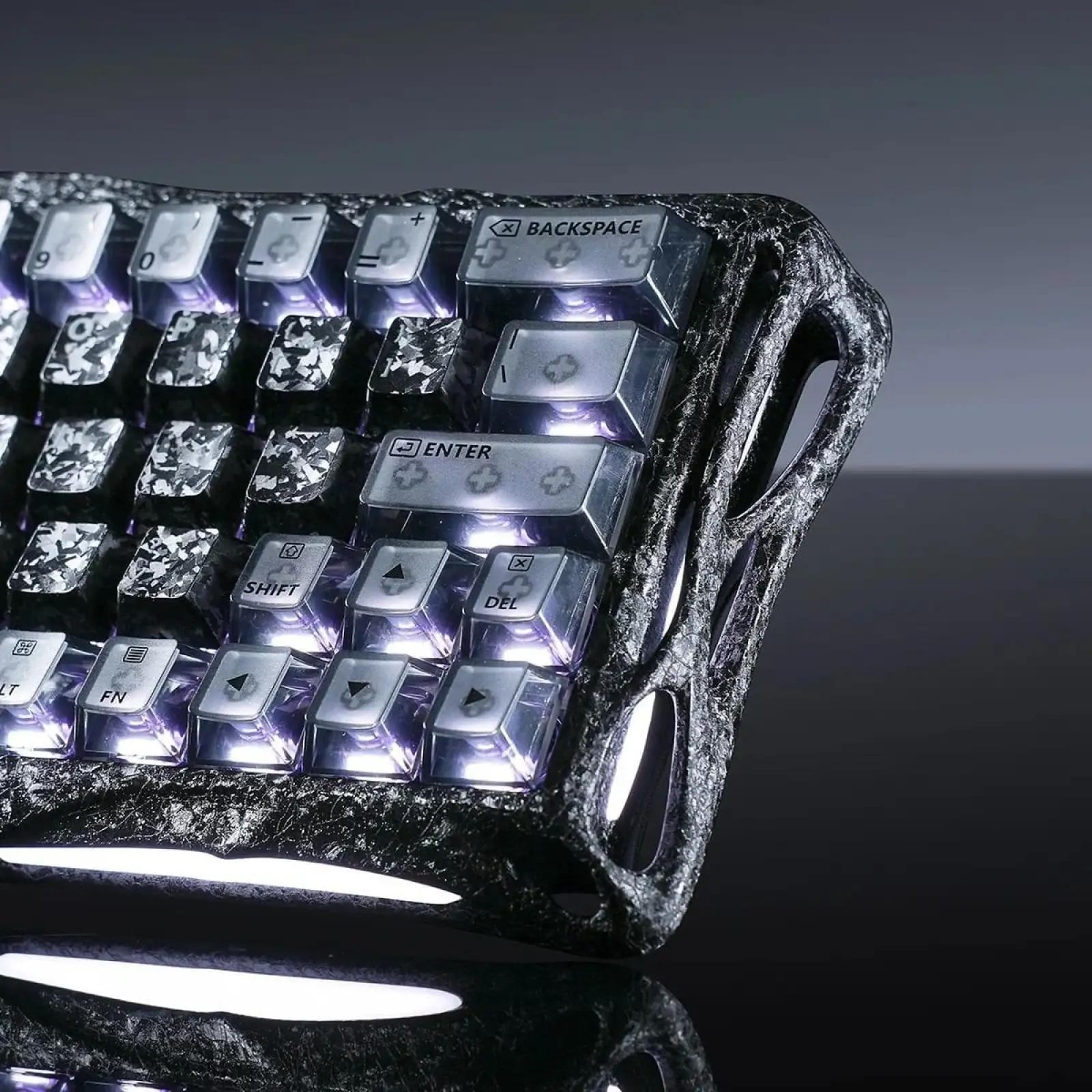 Клавіатура GravaStar Mercury V60 Pro UFO Magnetic Gaming RGB Cyber Frost Black (GSV60PRO_CF_BLK) UA